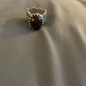 Tightpantstaytay fire agate ring